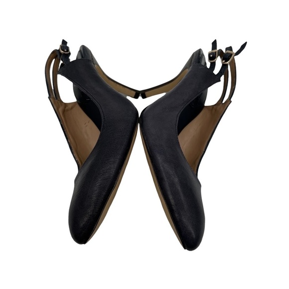 Banana Republic Blue Pointed Toe Ankle Strap Heels Size 7 Women’s - Picture 5 of 7